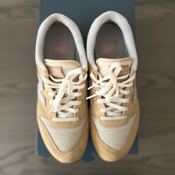 New Balance Tan and Peach Sneakers - Picture 3 of 5